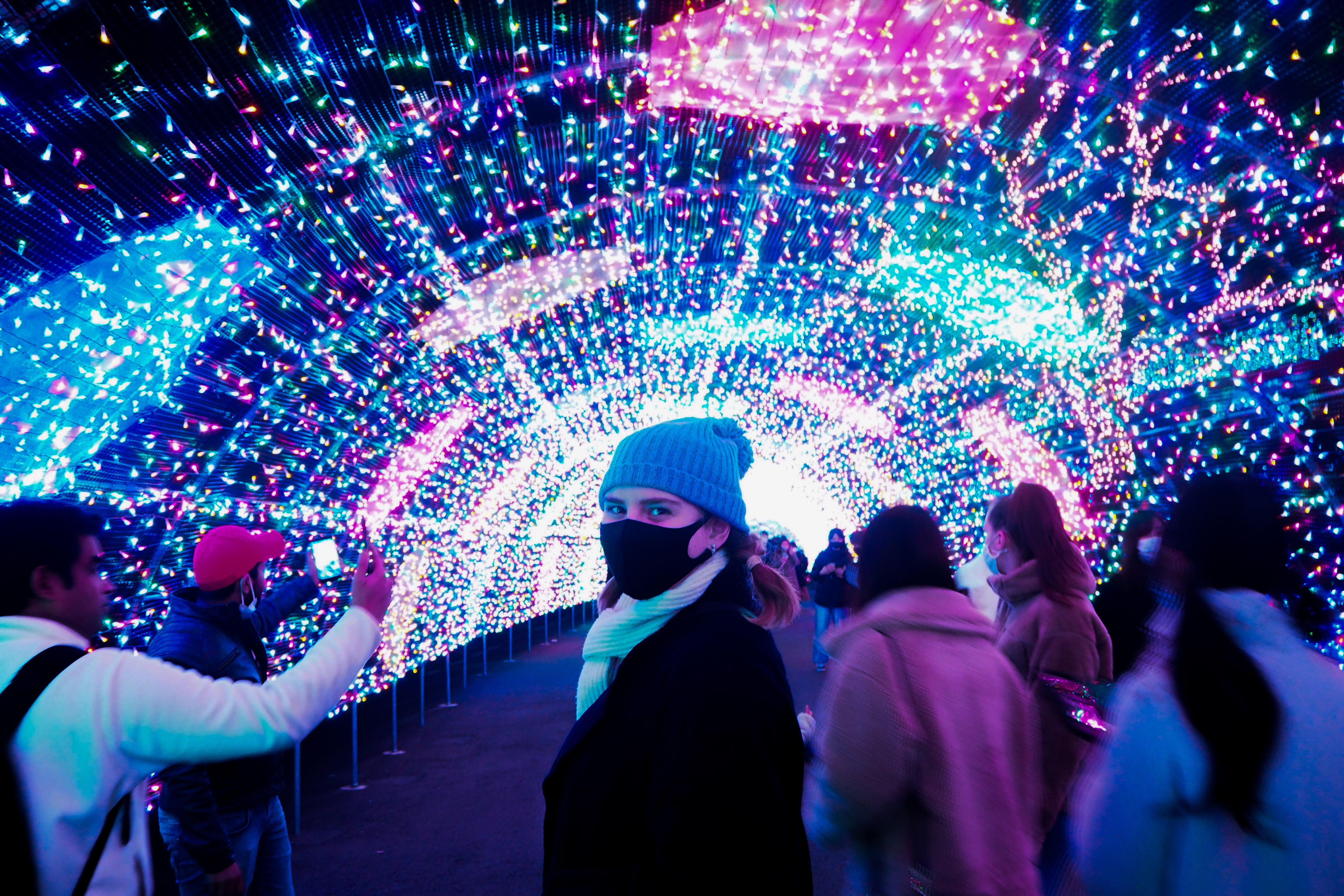 Visiting Tokyo's Amusement Park Winter Illuminations